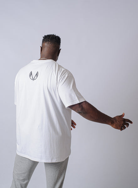 Stripe Oversized Tee (white)