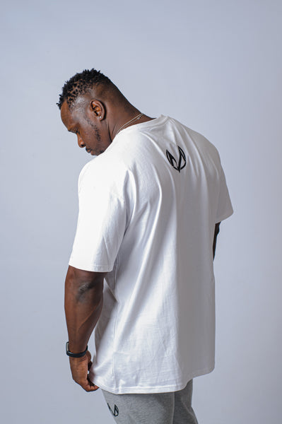 Stripe Oversized Tee (white)