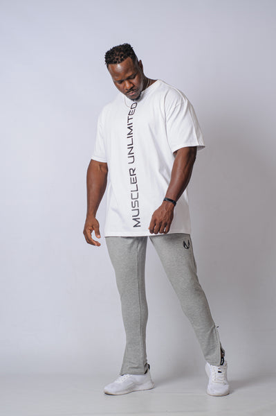 Stripe Oversized Tee (white)