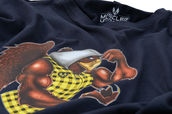 BEAST EAGGIE OVERSIZED TSHIRT (NAVY)