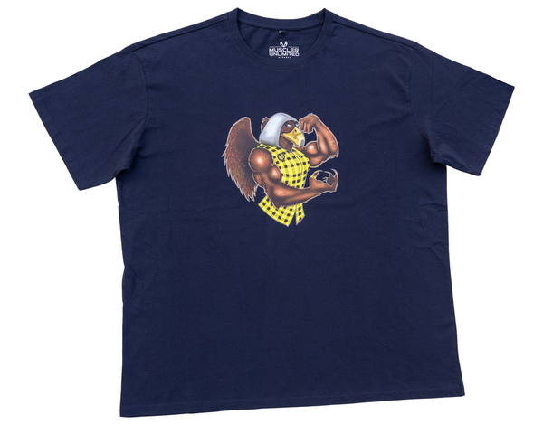 BEAST EAGGIE OVERSIZED TSHIRT (NAVY)