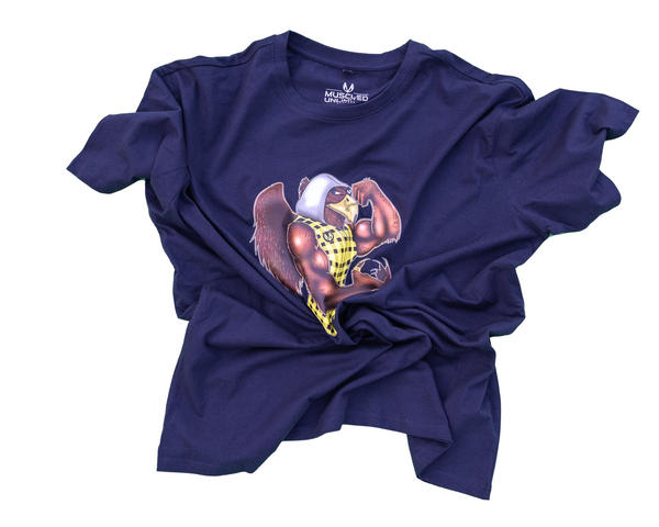 BEAST EAGGIE OVERSIZED TSHIRT (NAVY)