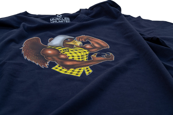 BEAST EAGGIE OVERSIZED TSHIRT (NAVY)