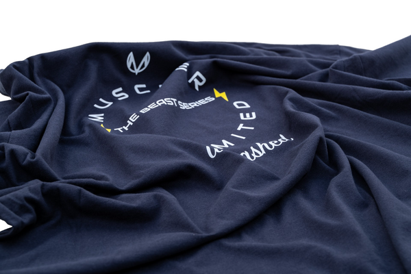 BEAST EAGGIE OVERSIZED TSHIRT (NAVY)