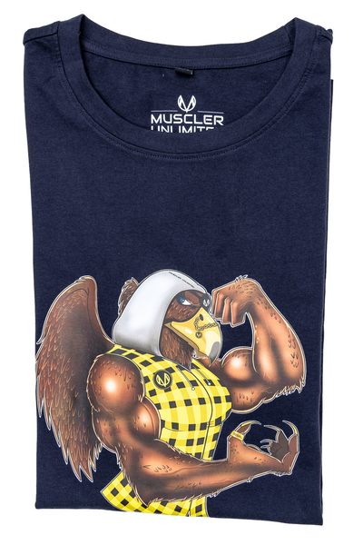BEAST EAGGIE OVERSIZED TSHIRT (NAVY)