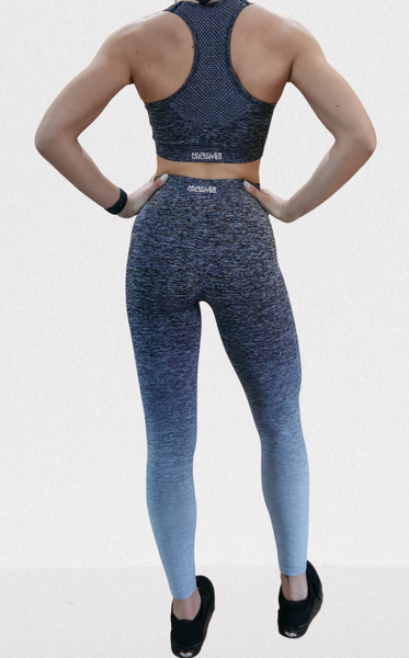 SKYLINE SPORTS BRA (GREY OMBRE)