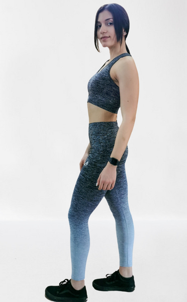 SKYLINE SPORTS BRA (GREY OMBRE)