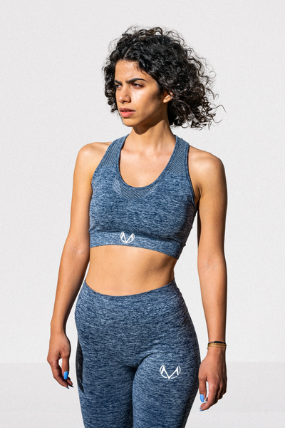 SKYLINE SPORTS BRA (BLUE OMBRE)