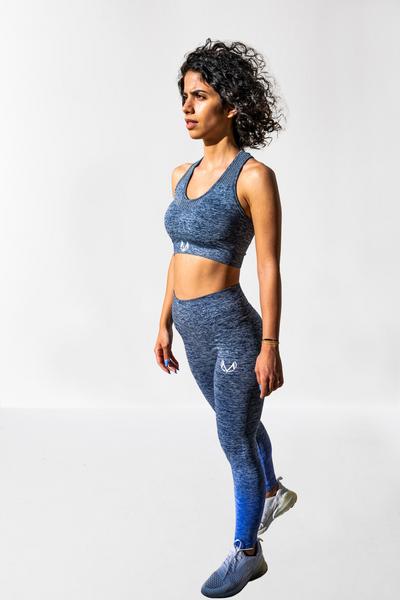 SKYLINE SPORTS BRA (BLUE OMBRE)