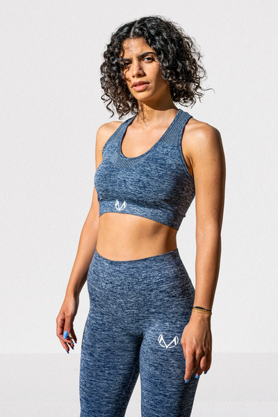 SKYLINE SPORTS BRA (BLUE OMBRE)