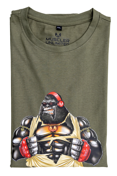 BEAST THE RILLA OVERSIZED TSHIRT (OLIVE)