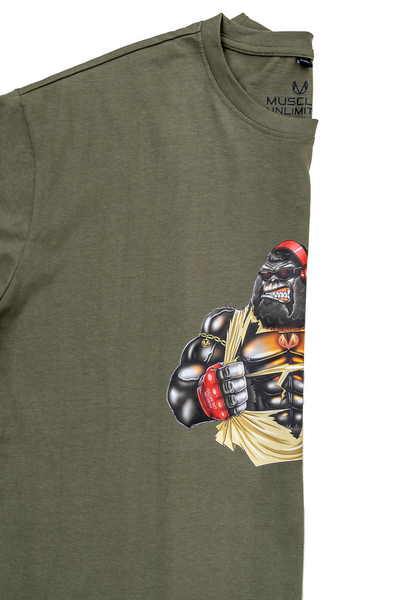 BEAST THE RILLA OVERSIZED TSHIRT (OLIVE)