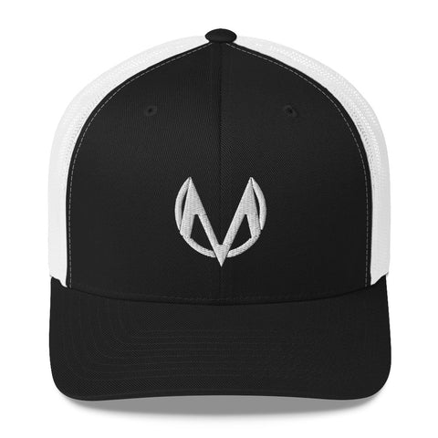 MU Mesh Trucker Hat (Black/white))